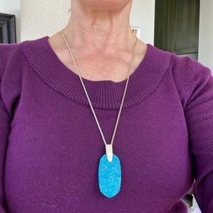 Kendra Scott Turquoise Pendant Necklace